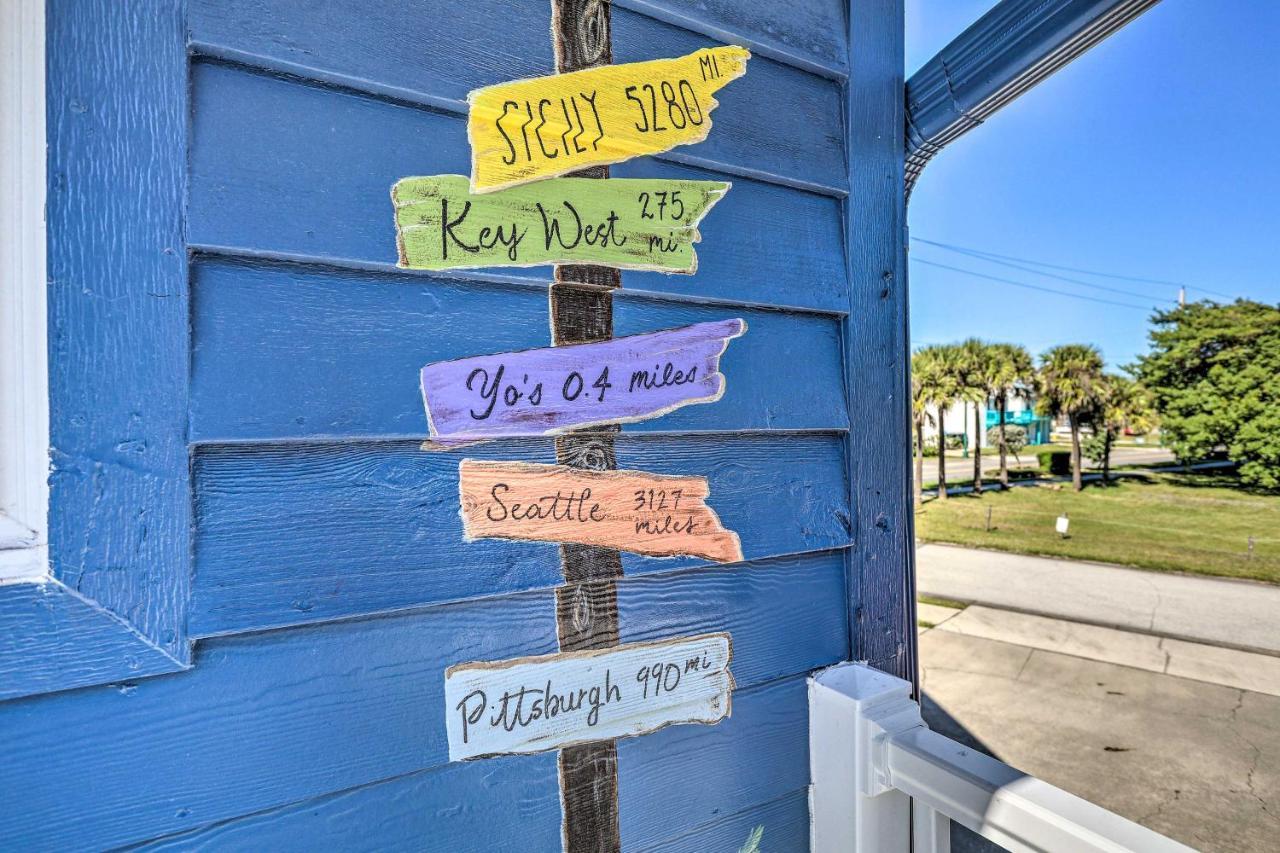 Cape Canaveral Home With Balcony Walk To Beach Bagian luar foto